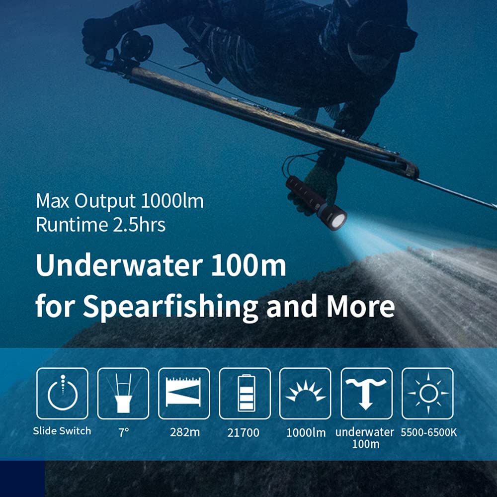 Amazon.com : XTAR DS1 Scuba Dive Light,1000 Lumens Powerful